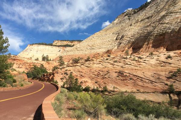 Highway 9 - Zion National Park - Utah - Doets Reizen