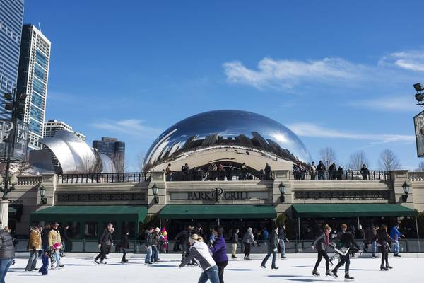 Winter Millenium Park - Chicago - Illinois - Doets Reizen
