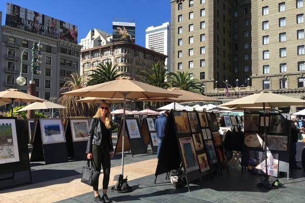 Union Square - San Francisco - California - Amerika - Doets Reizen