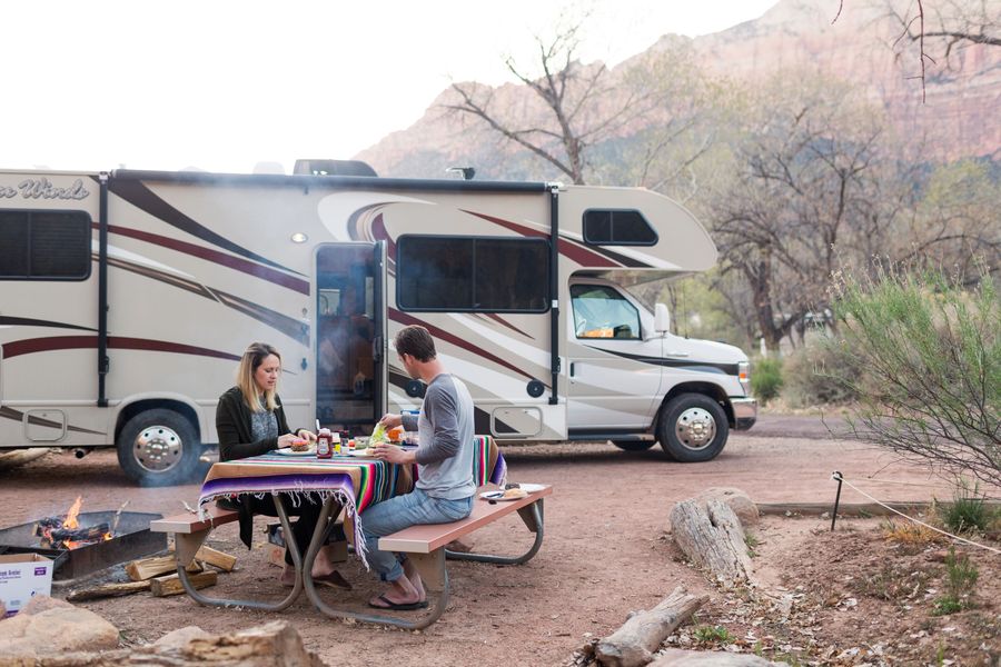 Road Bear RV - sfeerbeeld kamperen - camperreizen Amerika - Doets Reizen