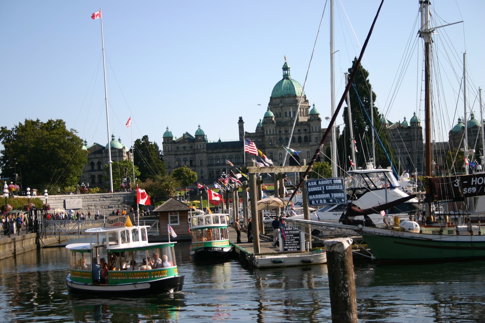 Inner Harbour - Victoria - Vancouver Island - British Columbia - Canada - Doets Reizen