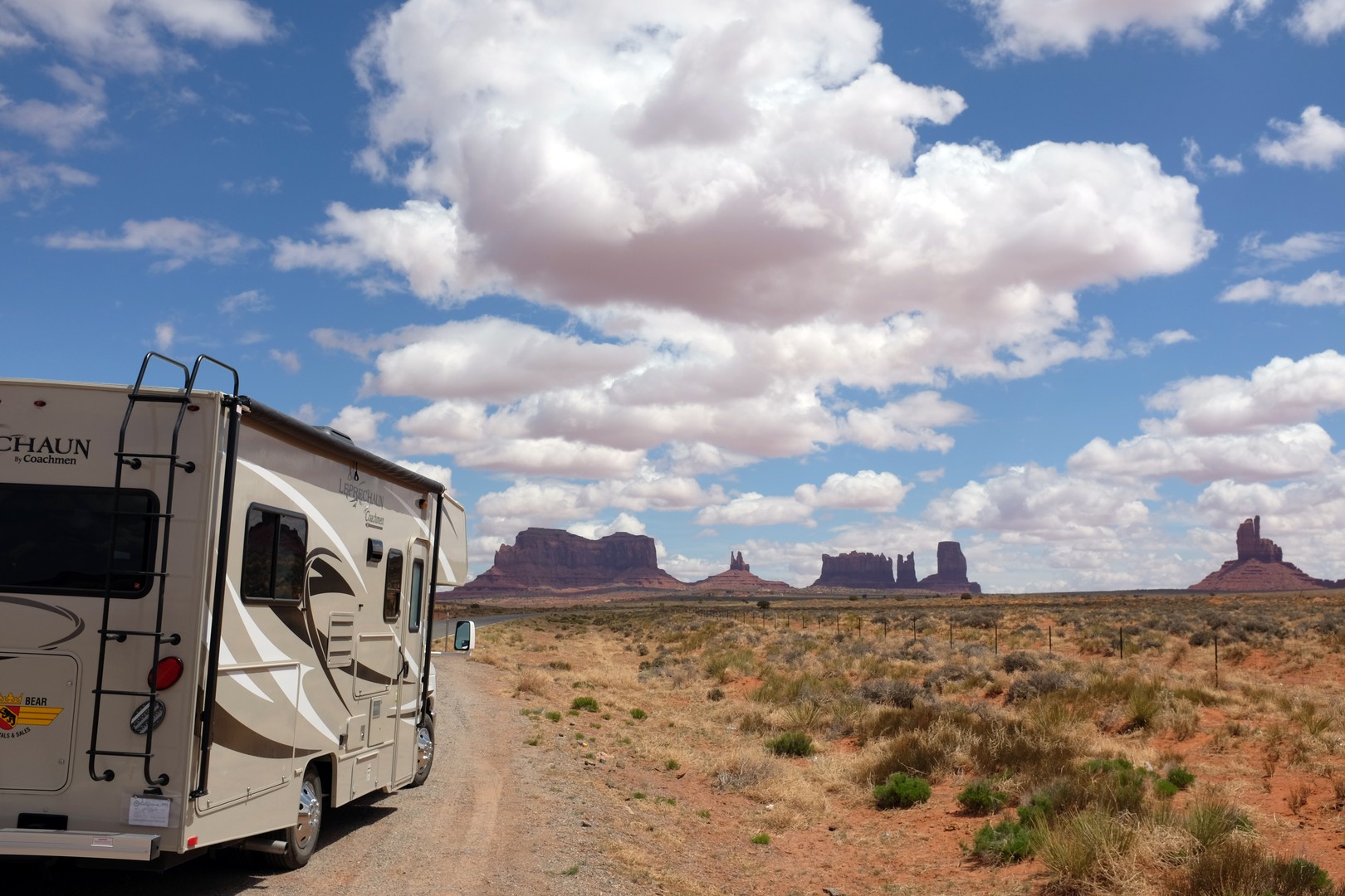 Road Bear RV camper in Monument Valley, Utah