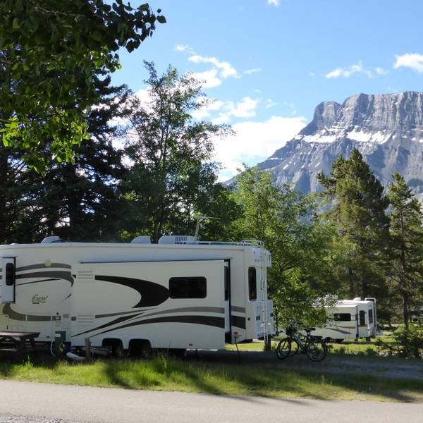 Tunnel Mountain Trailer Court, mooie omgeving