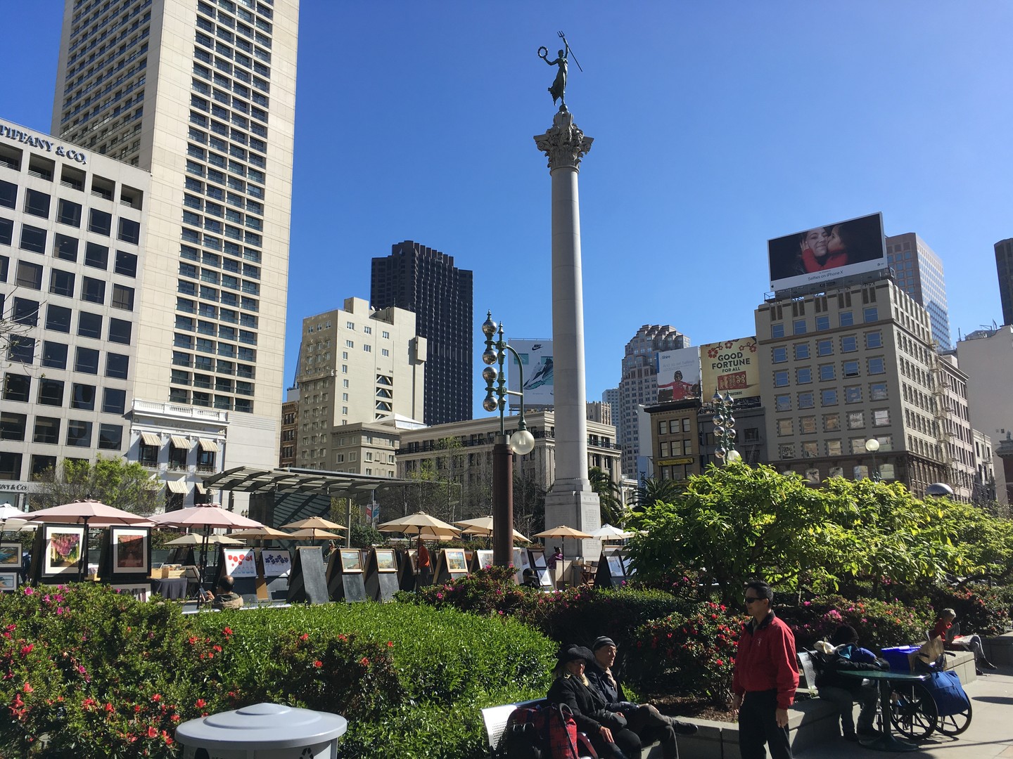 Union Square - San Francisco - California - Amerika - Doets Reizen
