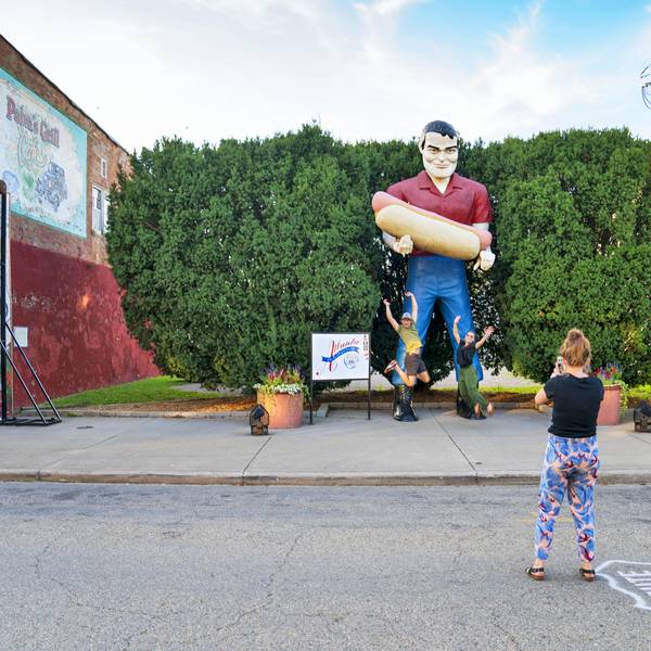 Bezoek Paul Bunyan Statue Doets Reizen