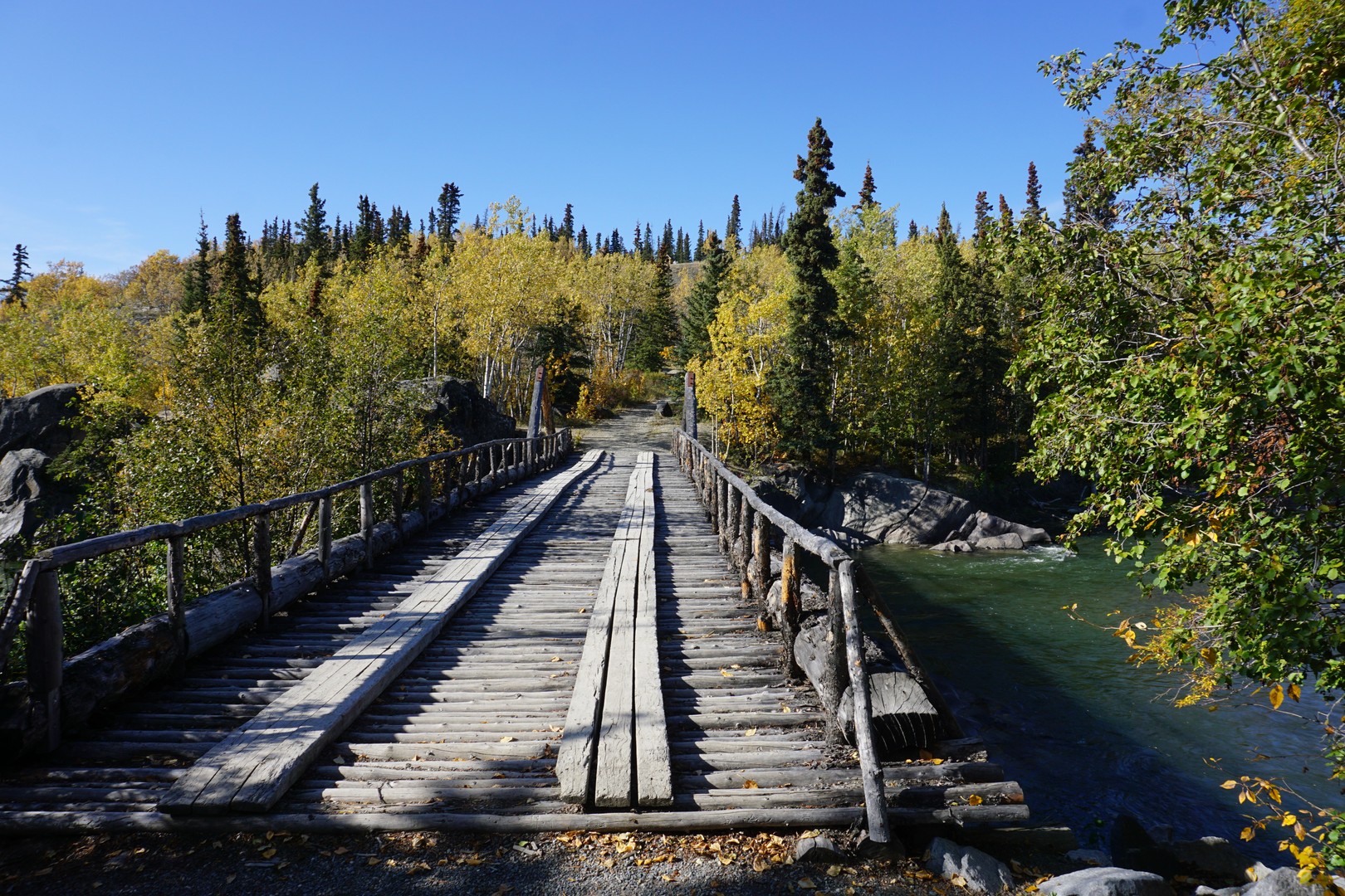 Canyon Creek Bridge - Haines Junction - Yukon - Canada - Doets Reizen
