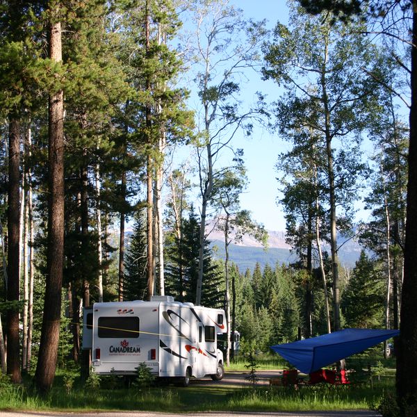 Whistlers Campground, kamperen in de natuur