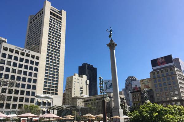 Union Square - San Francisco - California - Amerika - Doets Reizen