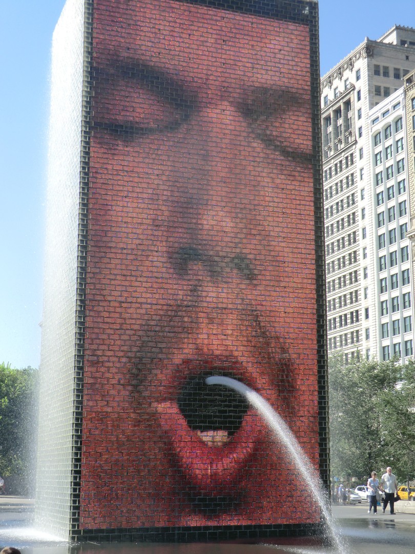 Crown Fountain - Chicago - Illinois - Doets Reizen