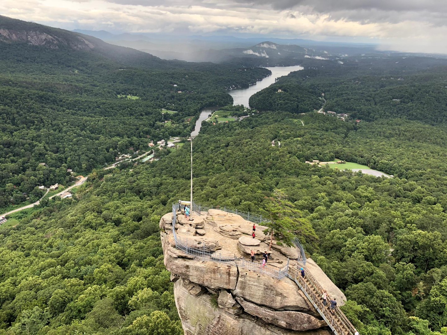 Chimney Rock State Park - Asheville - North Carolina - Amerika - Doets Reizen