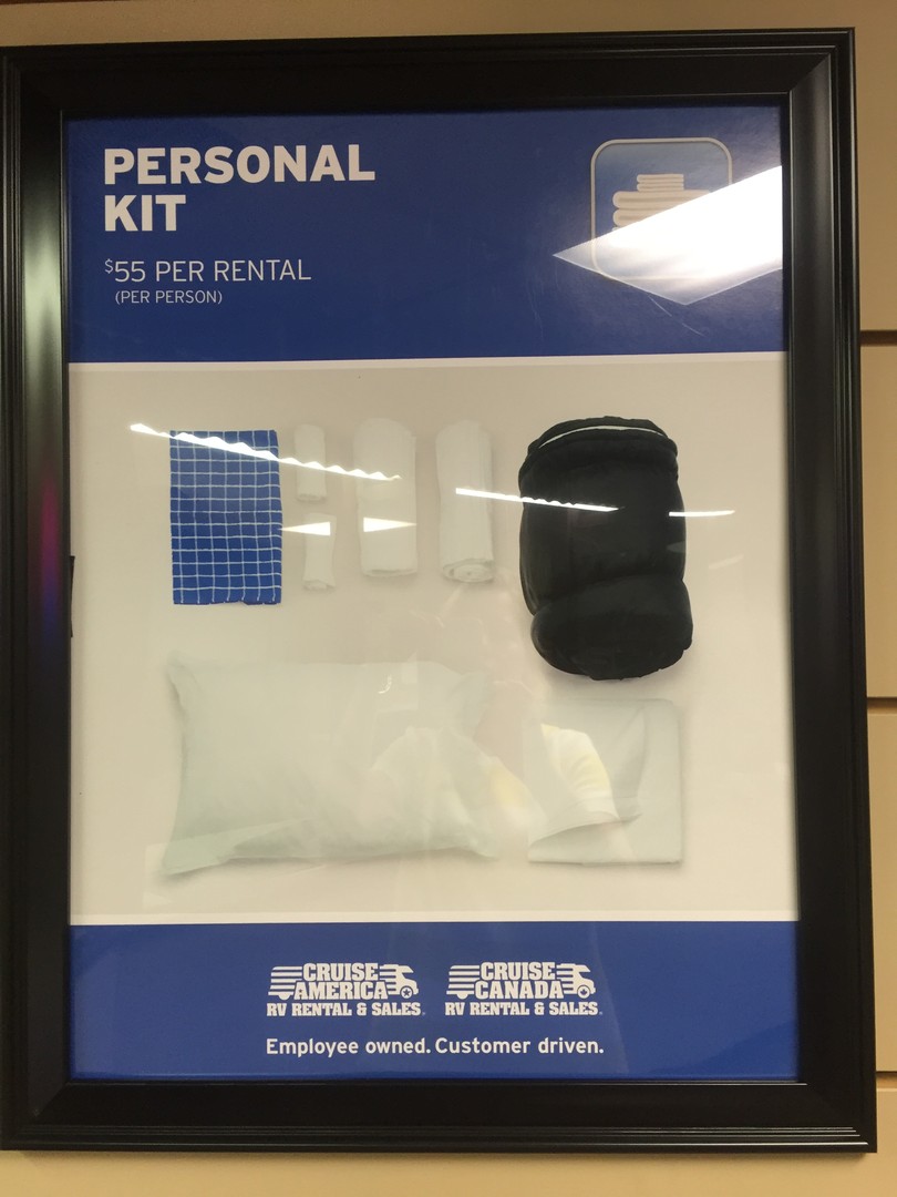 persoonlijke uitrusting Cruise America