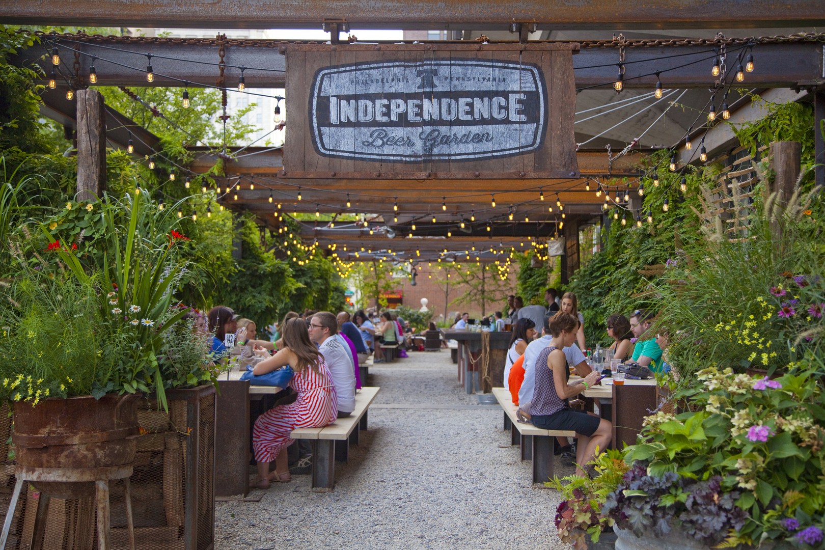 Independence Beer Garden - Philadelphia - Pennsylvania - Amerika - Doets Reizen