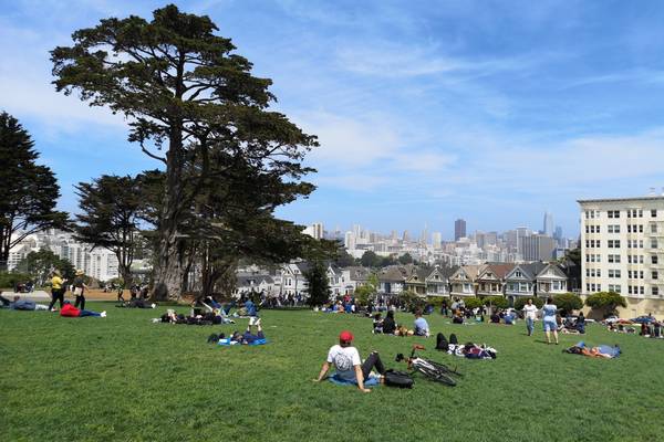 Alamo Square Park - San Francisco - California - Amerika - Doets Reizen