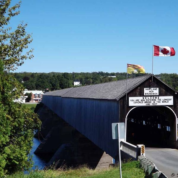 Covered Bridge - Hartland - New Brunswick - Canada - Doets Reizen