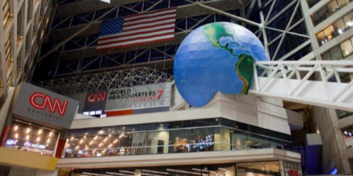 CNN- Studio's - Atlanta - Georgia - Amerika -Doets Reizen