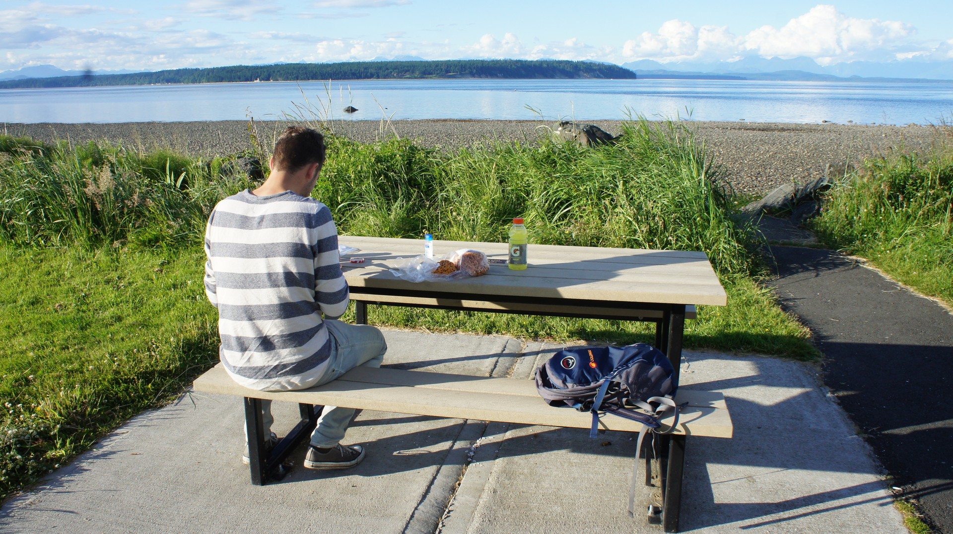 Highway 19A Campbell River - Vancouver Island - British Columbia - Canada - Doets Reizen