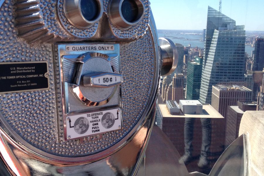 Top of theock Observation Deck - Rockefeller Center - New York - Doets Reizen