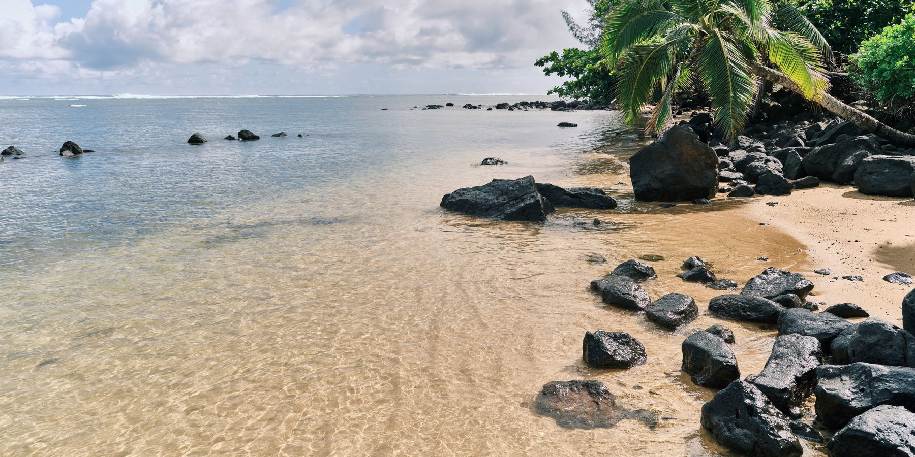 Prachtig strand in Hawaii