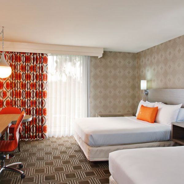 The Garland - Deluxe Double Queen Room - Hollywood - California - Amerika - Doets Reizen