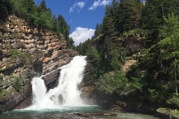 Cameron Falls - Waterton Lakes National Park - Alberta - Canada - Doets Reizen