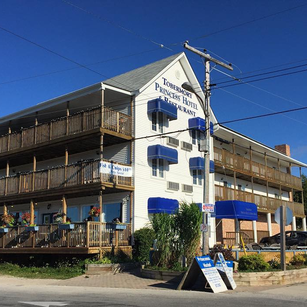 Tobermory Princess Hotel, aanzicht van het hotel