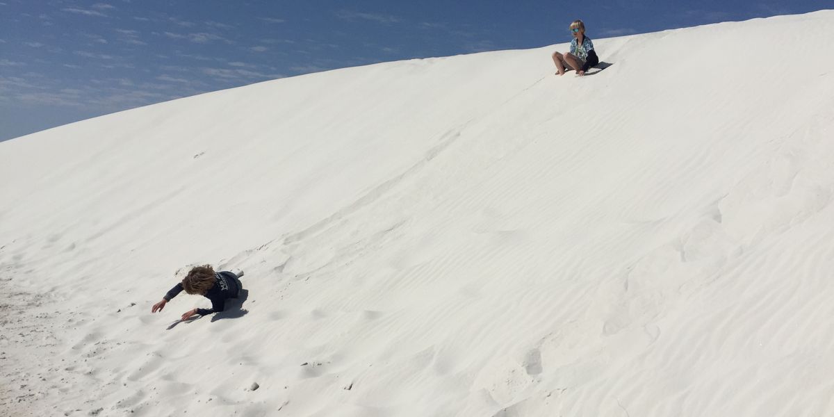 White Sands National Monument - New Mexcico - Amerika - Doets Reizen