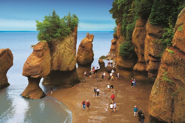 Hopewell Rock - Bay of Fundy National Park - New Brunswick - Canada - Doets Reizen