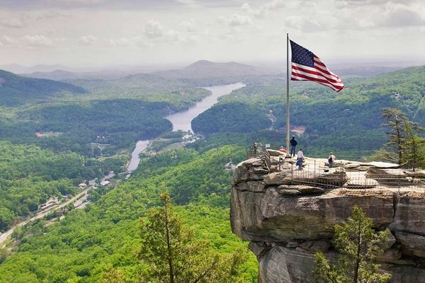 Chimney Rock State Park - Asheville - North Carolina - Amerika - Doets Reizen