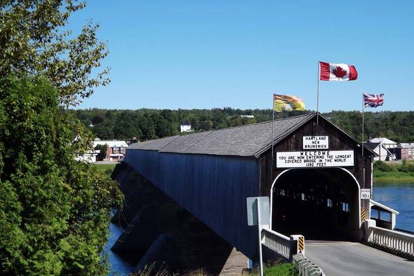 Covered Bridge - Hartland - New Brunswick - Canada - Doets Reizen