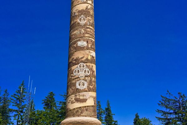 Astoria Column - Astoria - Oregon - Doets Reizen