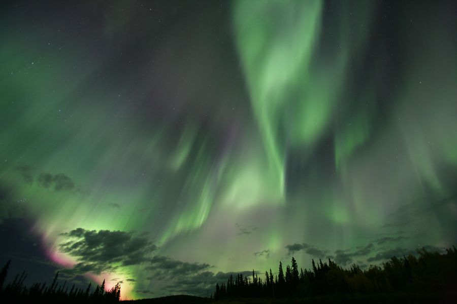 Noorderlicht in Yukon