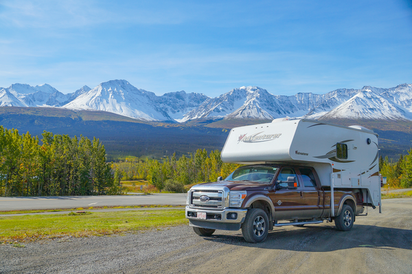 Toeren met de camper door Yukon Territory