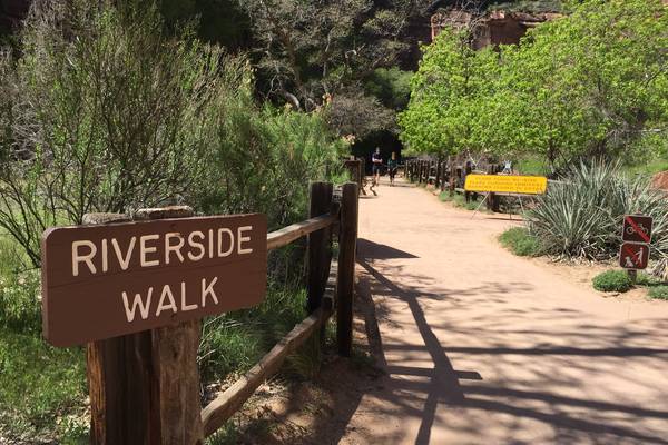 De Riverside Walk - Zion National Park - Utah - Doets Reizen