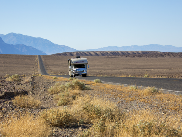 Met de camper toeren door een prachtig landschap in Zuidwest Amerika