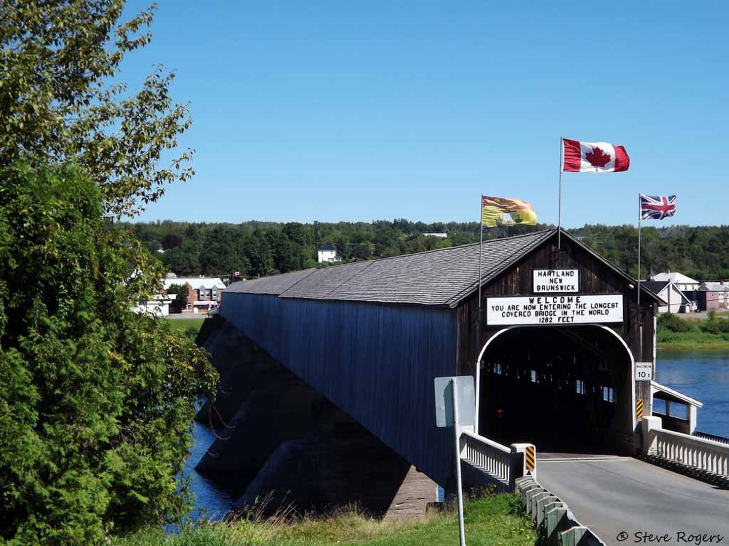 Covered Bridge - Hartland - New Brunswick - Canada - Doets Reizen