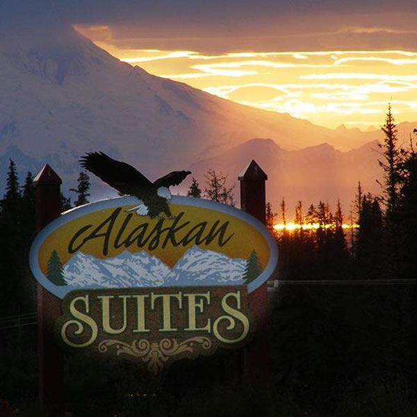 Alaskan Suites - Sign
