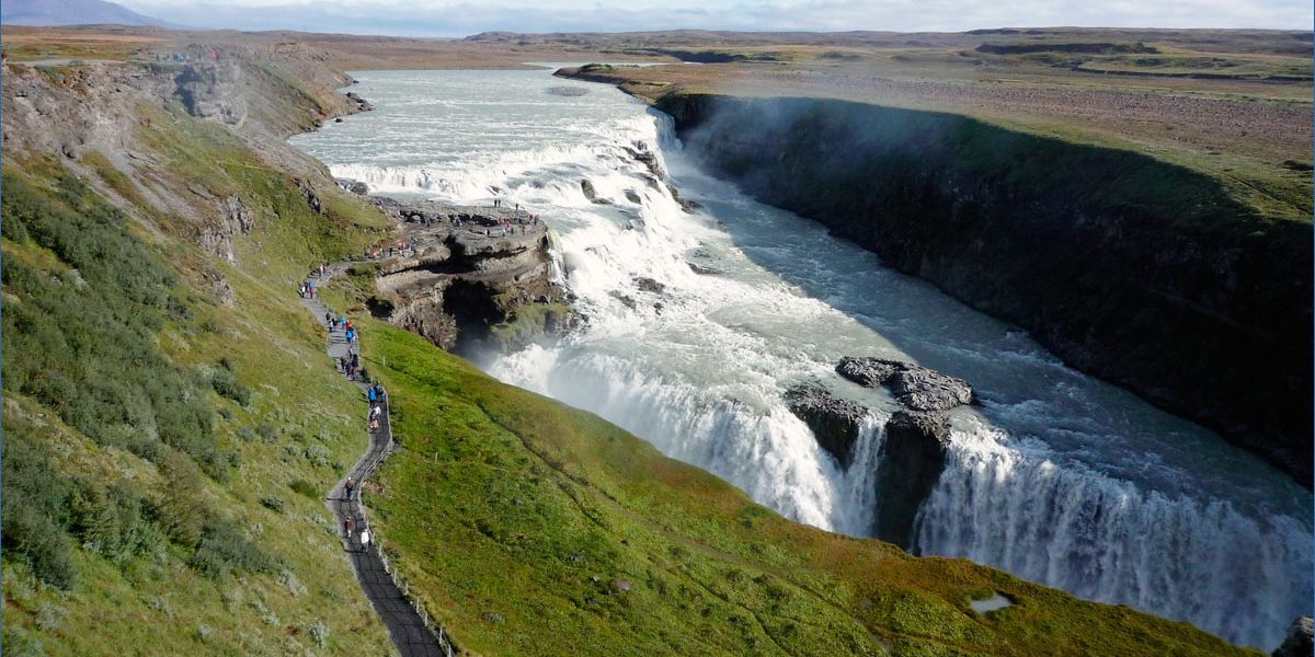 Gullfoss - IJsland - Doets Reizen