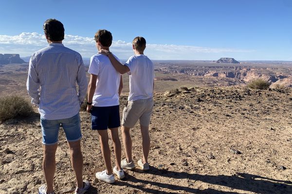 Helicopter Flight naar Tower Butte bij Page - Doets Reizen - Elske Doets - Heli vlucht Page