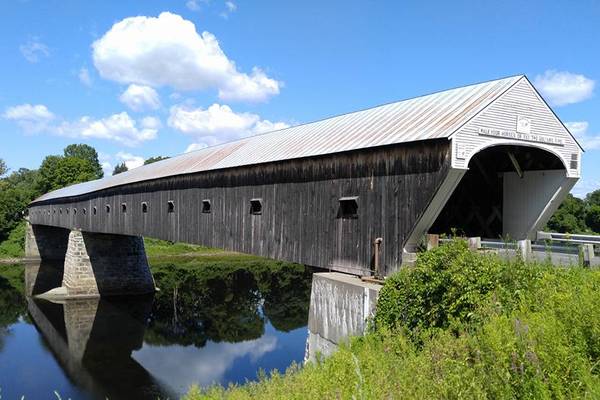 Covered Bridge - Windsor - Vermont - Amerika - Doets Reizen