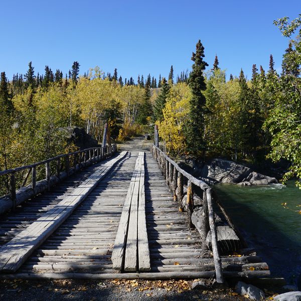 Canyon Creek Bridge - Haines Junction - Yukon - Canada - Doets Reizen