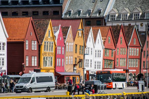 Bryggen in Bergen Noorwegen - Doets Reizen - Vakantie Noorwegen - Credit Fjord Bergen