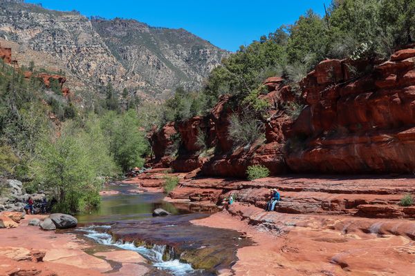 Slide Rock State Park bij Sedona, Arizona. Photo Credit Shane Smithrand