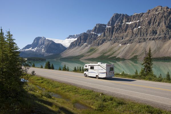 Toeren over de Icefields Parkway met El Monte RV