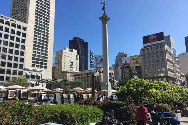 Union Square - San Francisco - California - Amerika - Doets Reizen