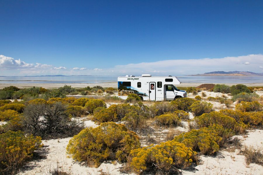 Antelope Island - Cruise America - Camper huren Amerika -Camperreis - Doets Reizen