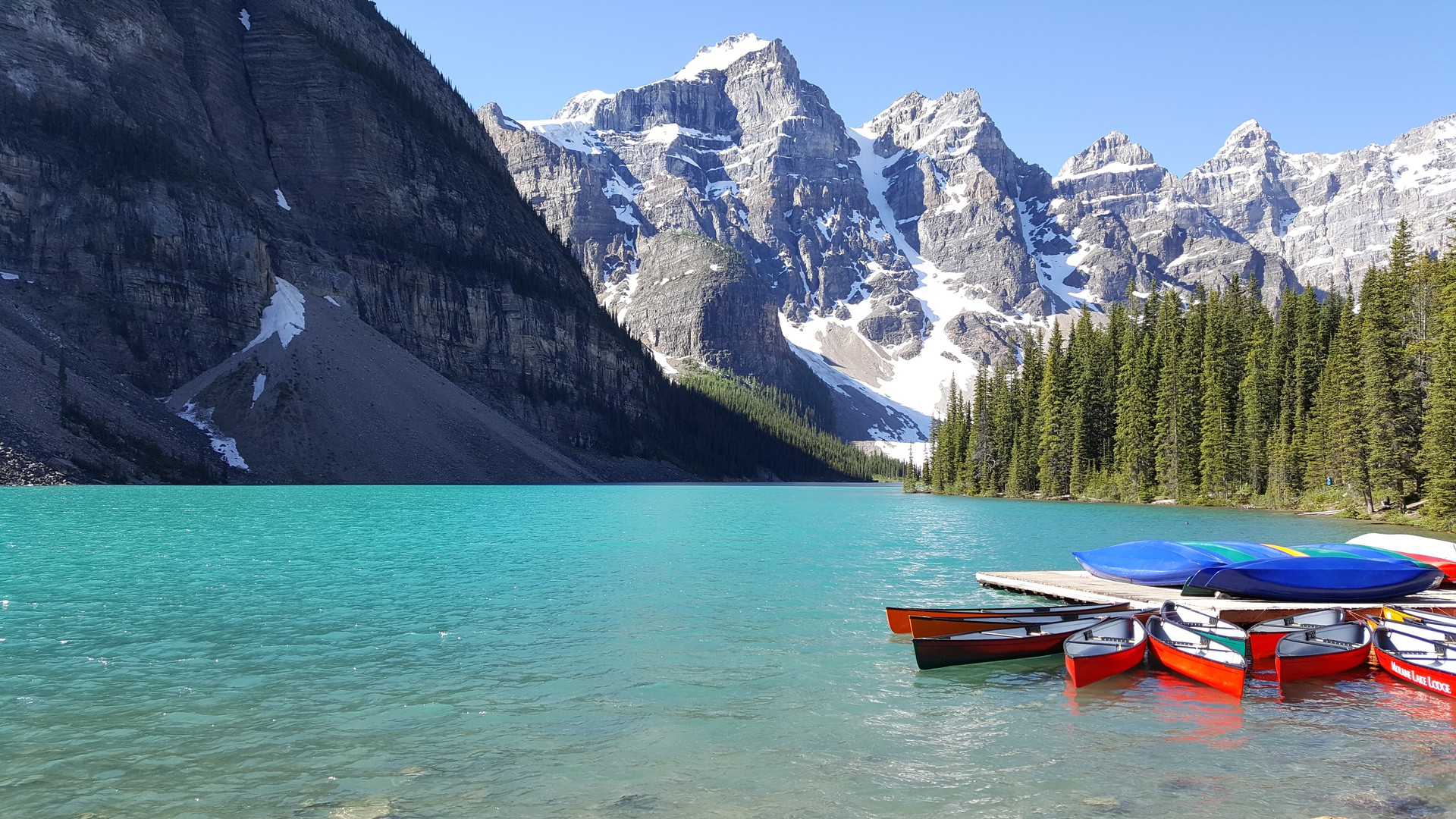 Moraine Lake - Banff National Park - Alberta - Canada - Doets Reizen