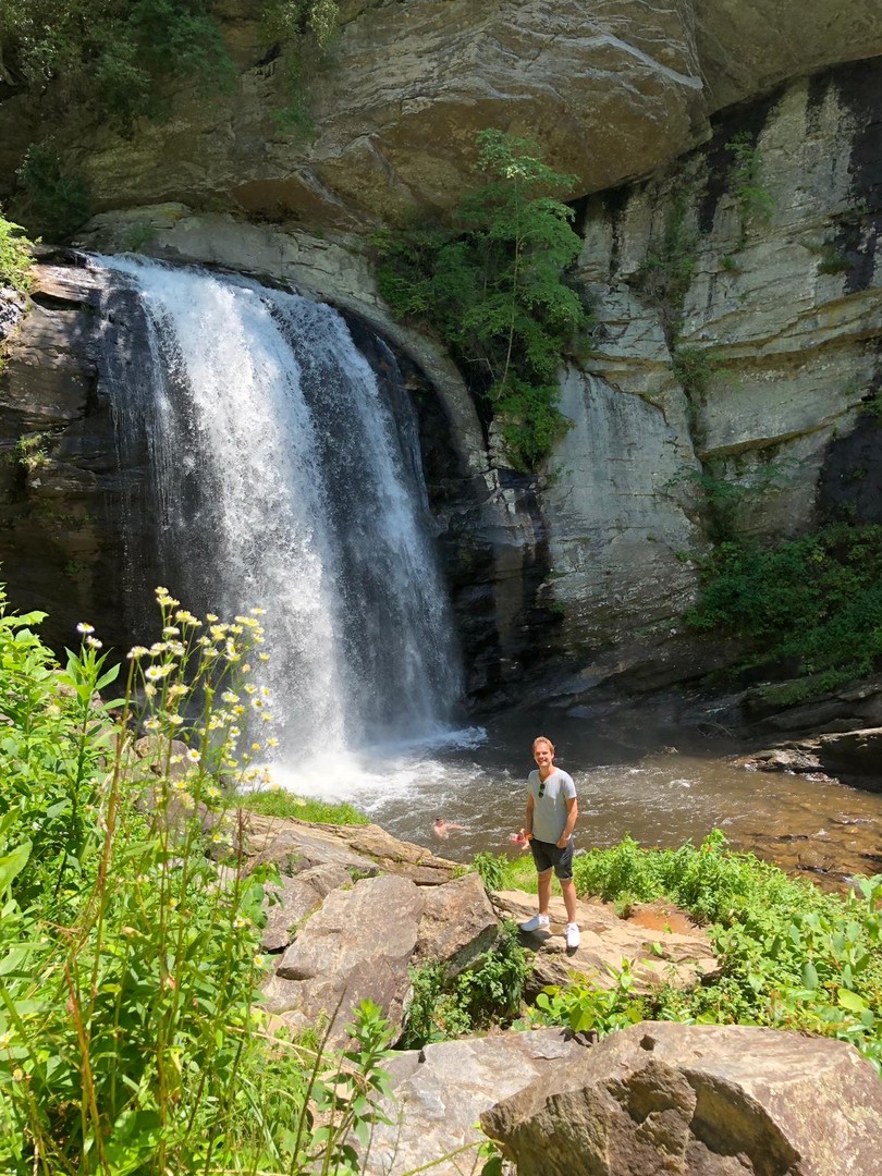 Looking Glass Falls - Great Smokey Mountains National Park - Tennessee - Amerika - Doets Reizen