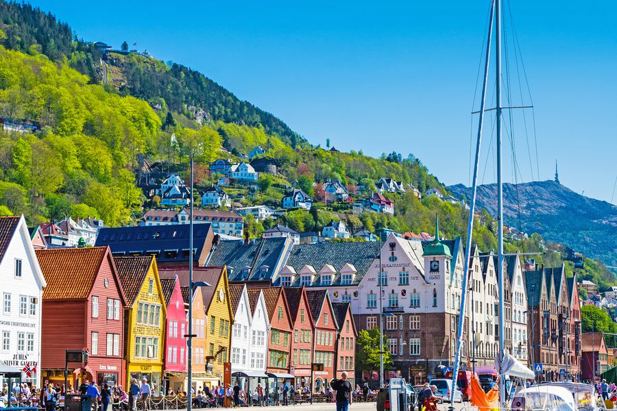 Bryggen in Bergen Noorwegen - Doets Reizen - Vakantie Noorwegen - Credit Fjord Bergen
