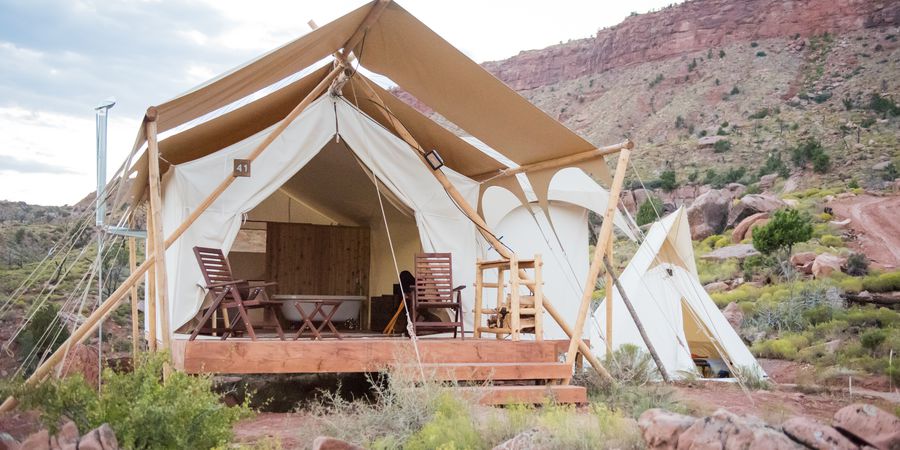 Glamping Zion NP in Utah