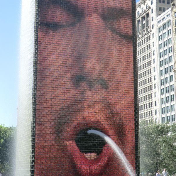 Crown Fountain - Chicago - Illinois - Doets Reizen